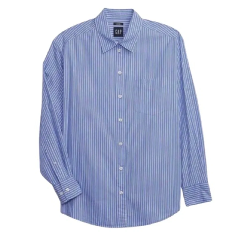 ❤️ GAP Fitted Boys Button Down Shirt Size S